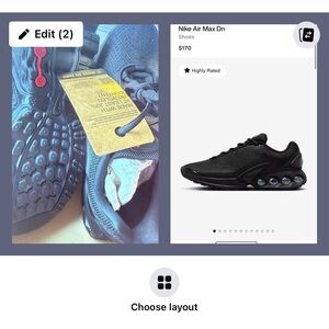 Nike Air Max DN Black Athletic Shoes